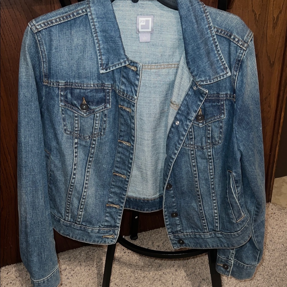 JCPenney Light Blue Denim Jacket